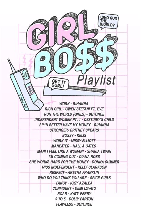 Girl Boss Playlist   Studio DIY