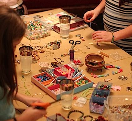 Girls Birthday Party Ideas: An At Home Beading Craft Party ...