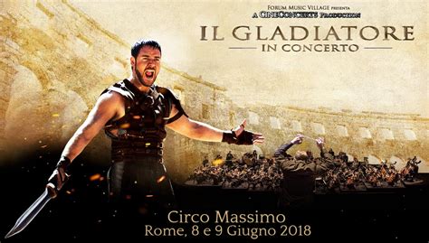 Gladiator in concert at Circus Maximus in Rome  Italy ...