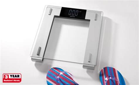 Glass Digital Bathroom Scales £9.99 at Lidl   HotUKDeals