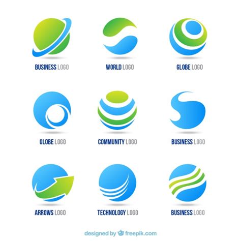 Globe logos Vector | Free Download