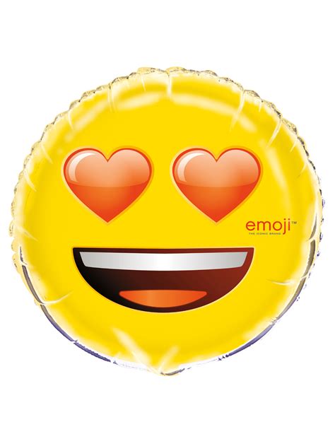 Globo aluminio ojos de corazones Emoji™: Decoración,y ...