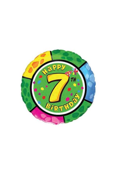 globo cumpleaños número 7