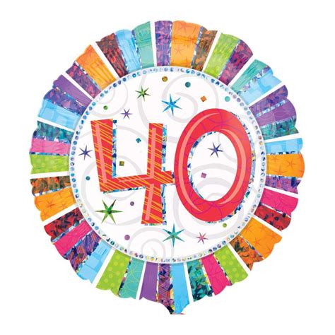 Globo de helio   “40 Cumpleaños” | Regalos.es