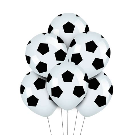 Globos balón de futbol R12 por 12 unidades en Festipop