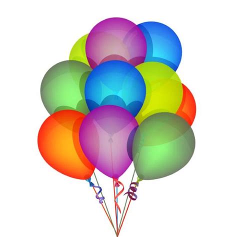 Globos vector de cumpleaños y gratis   recursos WEB & SEO