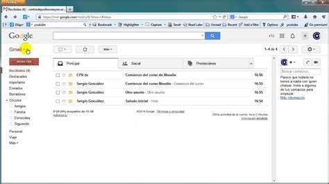 Gmail: bandeja de entrada y mensajes   YouTube