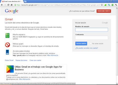 Gmail correo electrónico Hotmail iniciar sesion