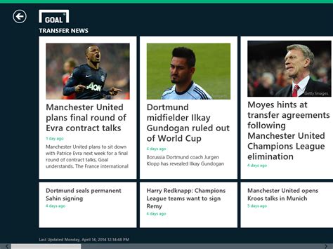 Goal.com: Free Windows 8 App to Get Latest Football News