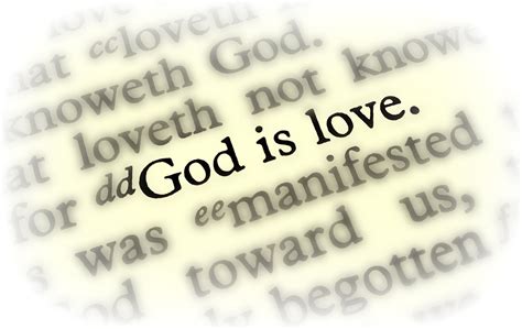 God is Love . . . And That Makes All the Difference in the ...