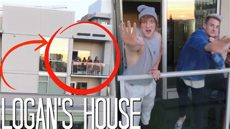 GOING TO LOGAN PAULS HOUSE DRONE GONE WRONG !   YouTube