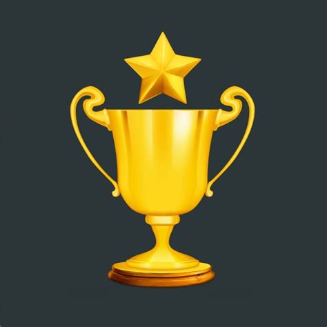Golden trophy design Vector | Free Download