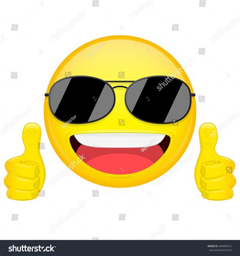 Good Idea Emoji Thumbs Emotion Cool Stock Vector 464684513 ...