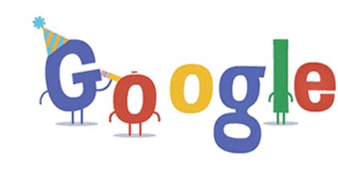 Google 16th Birthday Google Doodle