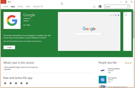 Google App para Windows 10 se actualiza