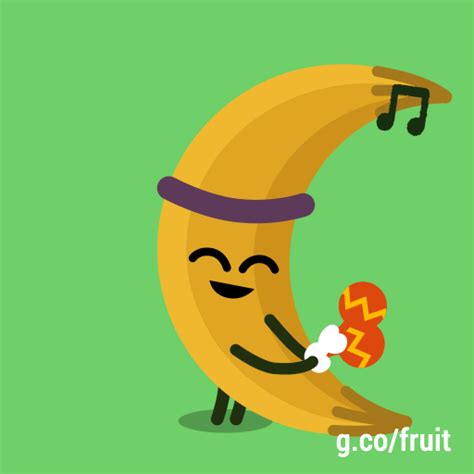 Google banana google doodle fruit games | Hey, it moves  1 ...