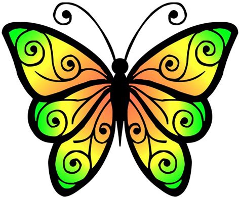 Google Butterflies Clipart