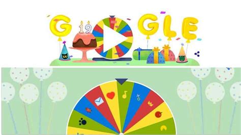 Google celebrates 19th birthday with ‘surprise spinner ...