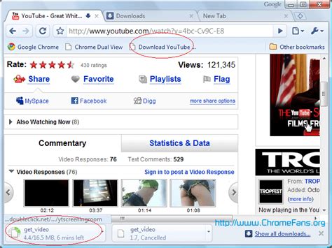Google Chrome Bookmarklet: Download YouTube Videos in ...