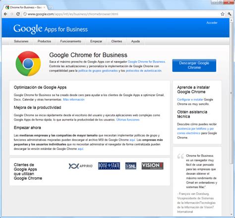 Google Chrome for Business   Descargar