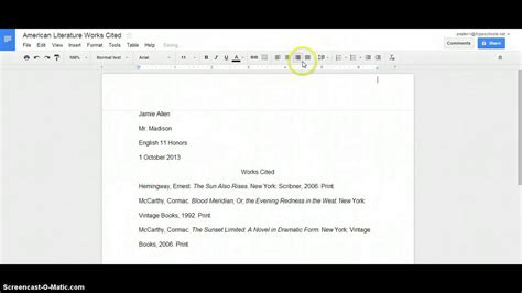 Google Docs   Insert Header w Page Numbers   YouTube