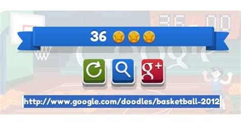 Google Doodle Basketball 2012 Cheat for 100 Points and 3 ...