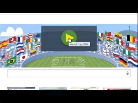 Google Doodle for FIFA World Cup 2014 finale   YouTube