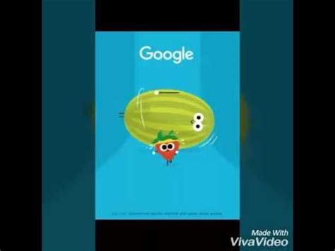 Google Doodle Fruit Mini Game   Strawberry Run!   YouTube