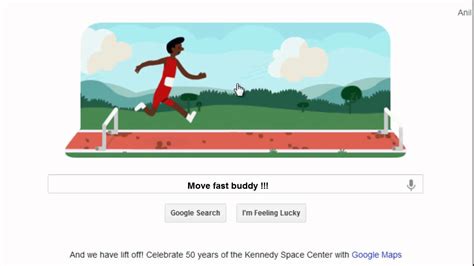 Google Doodle Hurdles 2012 Fast Running Way   YouTube