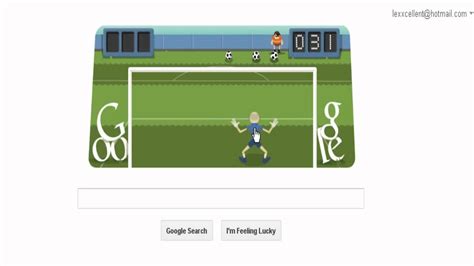 Google Doodle Soccer 2012 Record   62!   YouTube