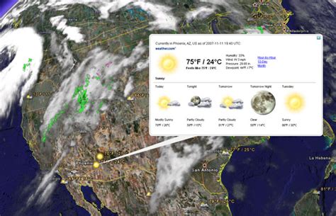 Google Earth ahora con el clima en tiempo real | maclatino.com