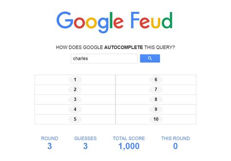 Google Feud game   FunnyGames.in