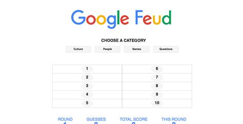 Google Feud | The Webby Awards