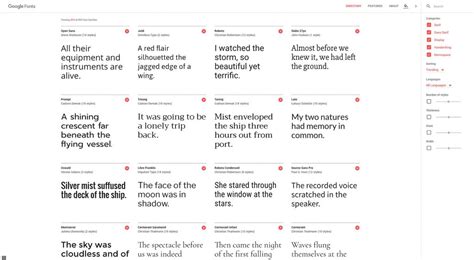 Google Fonts unveils huge redesign | Webdesigner Depot