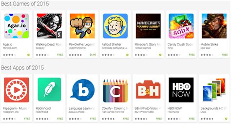 Google highlights the best apps and games of 2015