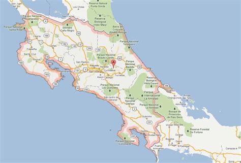 Google Maps Costa Rica costa rica maps 930 X 630 pixels ...
