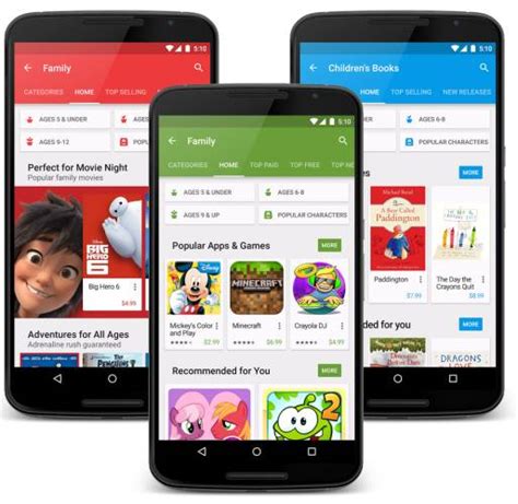 Google Play gets new family friendly features  video ...