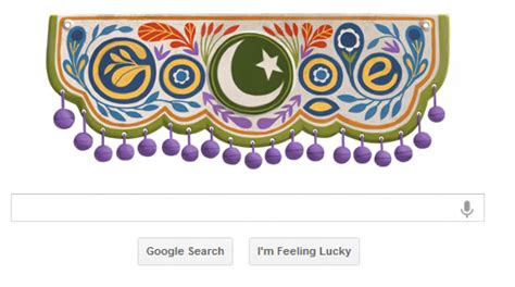 Google s Doodle for Pakistan s Independence Day 2012 ...
