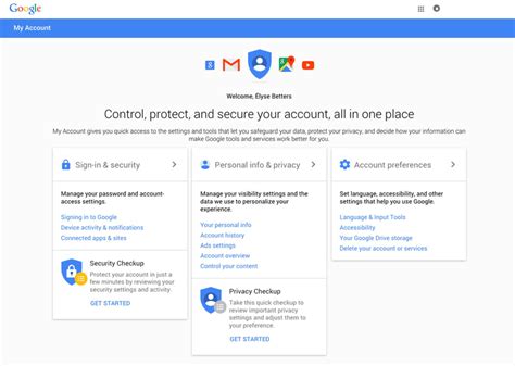 Google s  My Account  Now Offers Enhanced Management ...