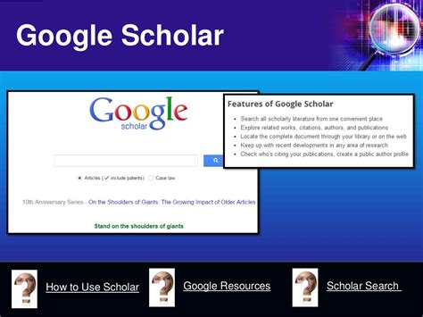 Google Scholar How to Use
