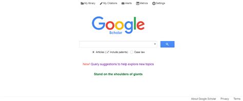 Google Scholar Uses and Operation