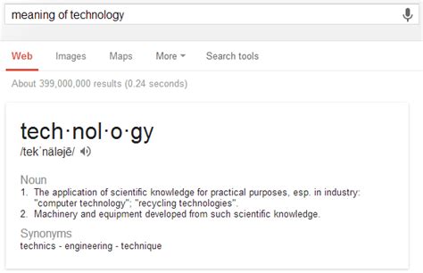 Google Search as Dictionary and find meaning of any words ...