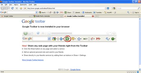 Google Toolbar for Firefox   Download