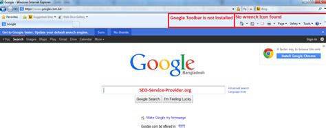 Google Toolbar Setup to Check PageRank and Search Terms