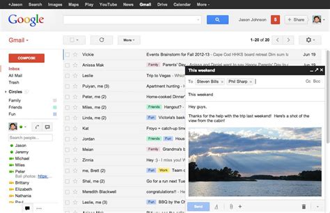 Google upgrades Gmail interface, now less  drafty  • The ...