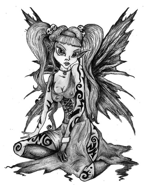 gothic fairy by plummy69 on DeviantArt