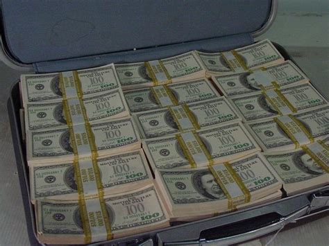 Government Spy Hard Suitcase with Prop Money