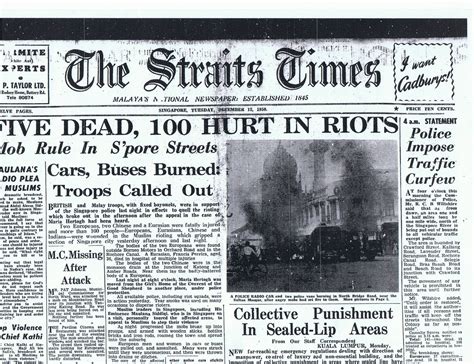 Gr History project : Riots In Singapore