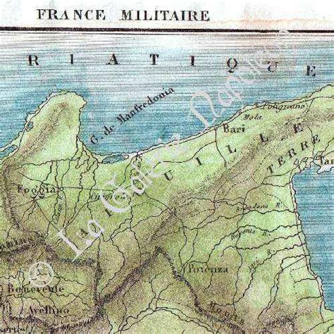 Grabados Antiguos | Grabado de Mapa   Reino de Nápoles ...