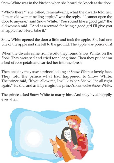 Grade 1 Reading Lesson 20 Fairy Tales   Snow White And The ...